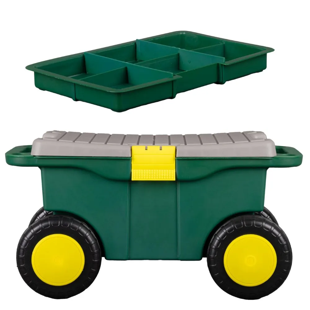 Rollbarer Gartenwagen 55x26x29cm