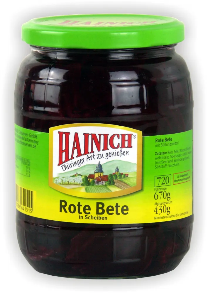 Rote Beete in Scheiben 720ml
