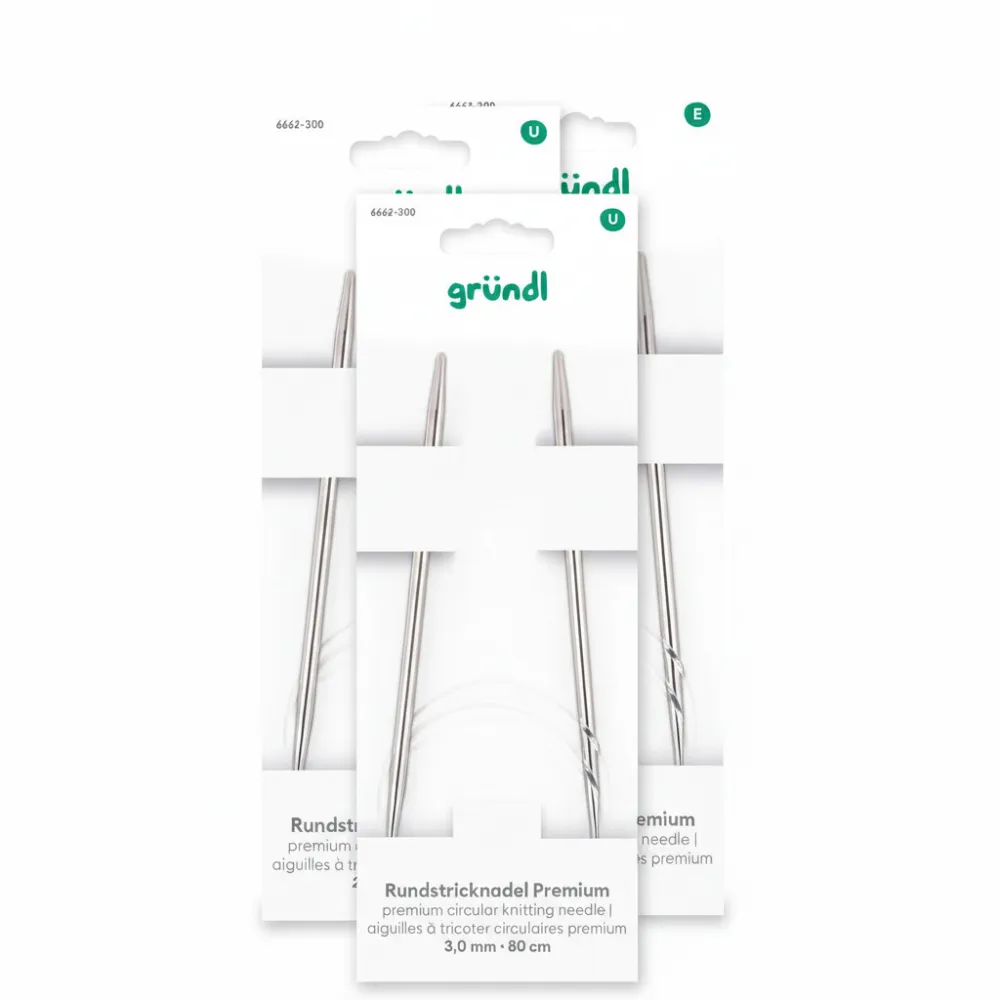 Rundstricknadel Premium -verschiedene Größen-