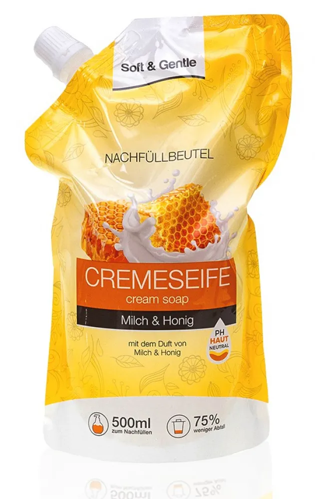 S&G Cremeseife NFP Milch&Honig 500ml
