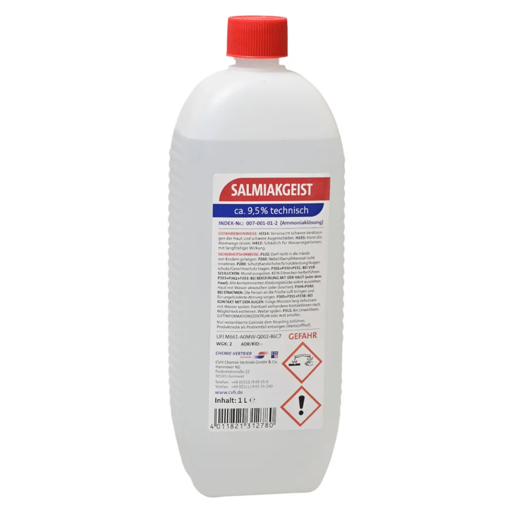 Salmiakgeist 9,5% technisch - 1ltr