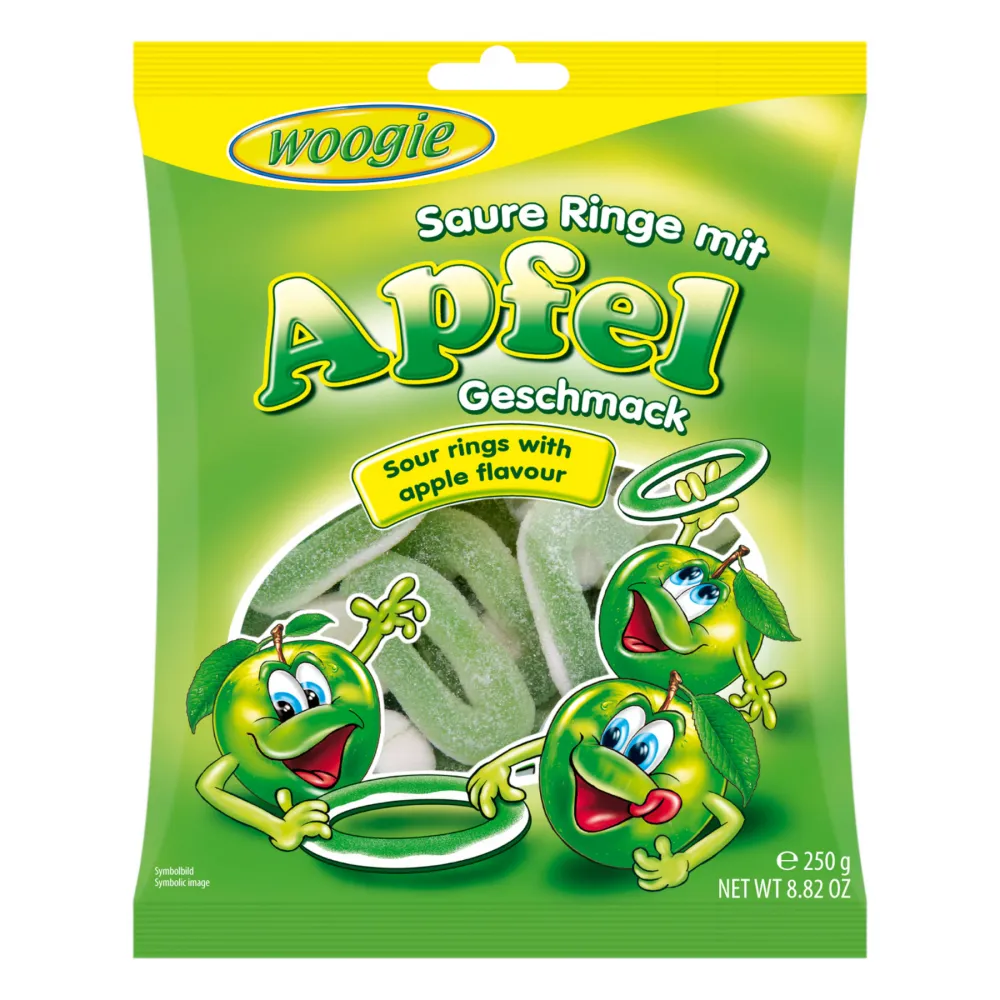 Saure Apfelringe 250g