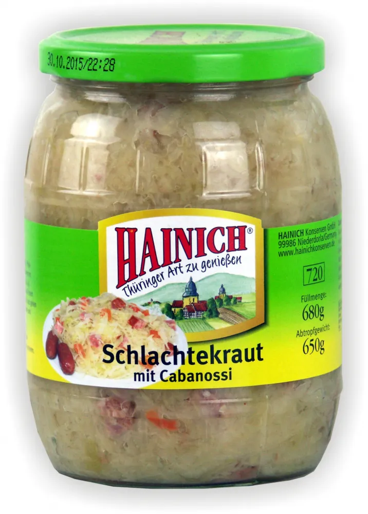 Schlachtekraut mit Cabanossi 720ml