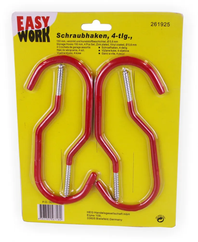 Schraubhakensatz 4tlg
