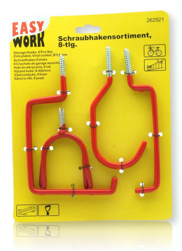Schraubhakensortiment 8tlg