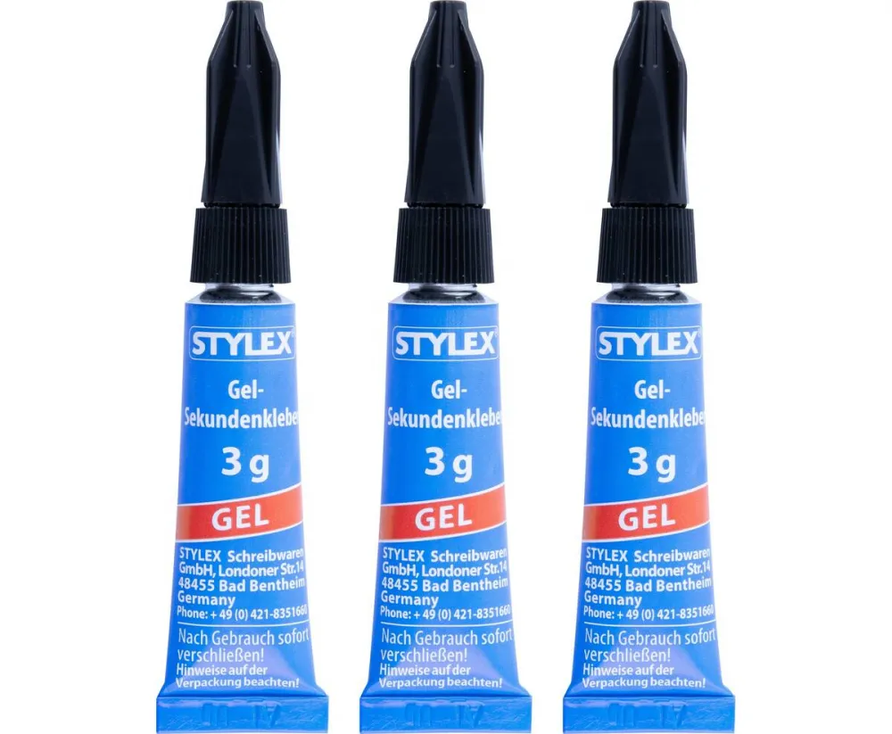 Sekundenkleber Gel 2 Tuben á 3 g