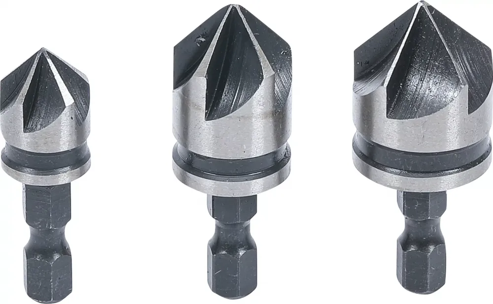 Senker-Bit-Satz HSS Antrieb 6,3 mm (1/4) 12 - 16 - 19 mm 3-tlg.