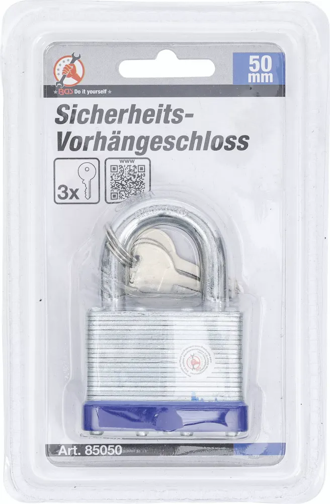 Sicherheits-Vorhängeschloss 50 mm
