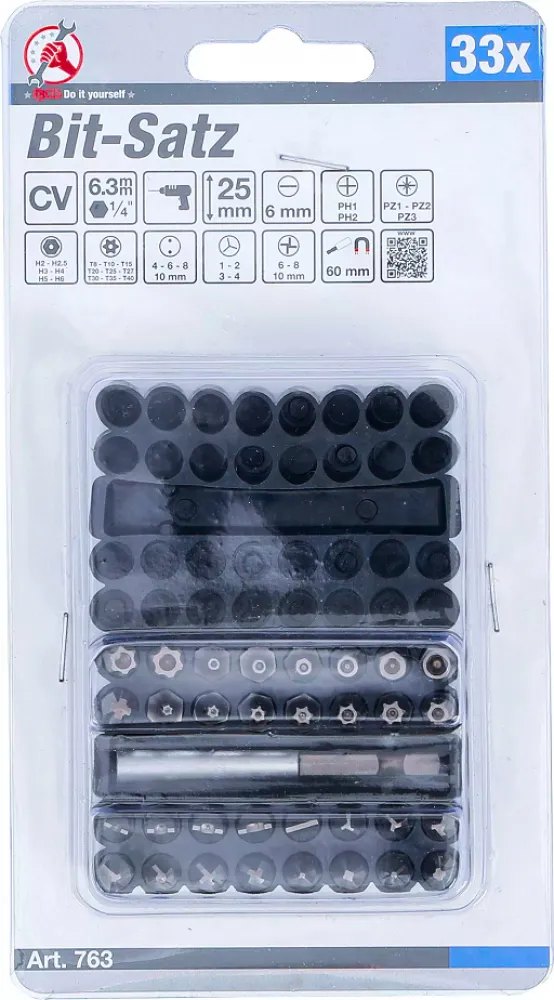 Spezial Bit-Set, kurz, 33-tlg.