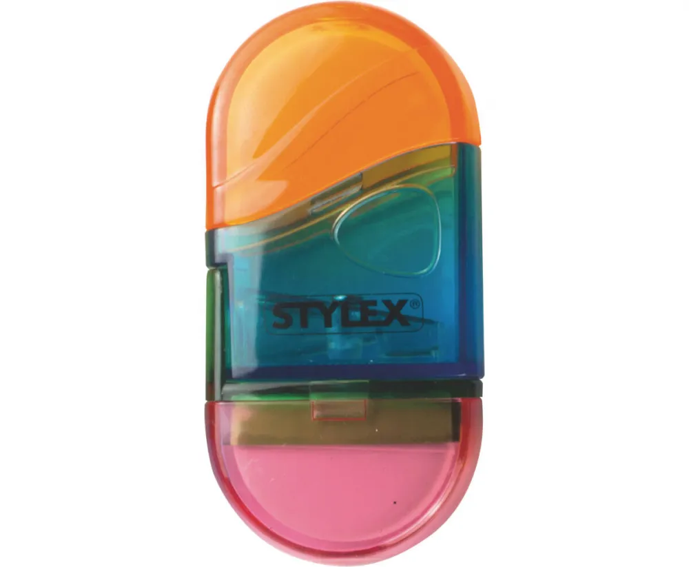 Spitzer und Radiergummi Kombination