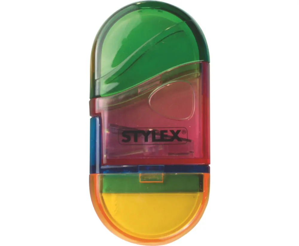 Spitzer und Radiergummi Kombination