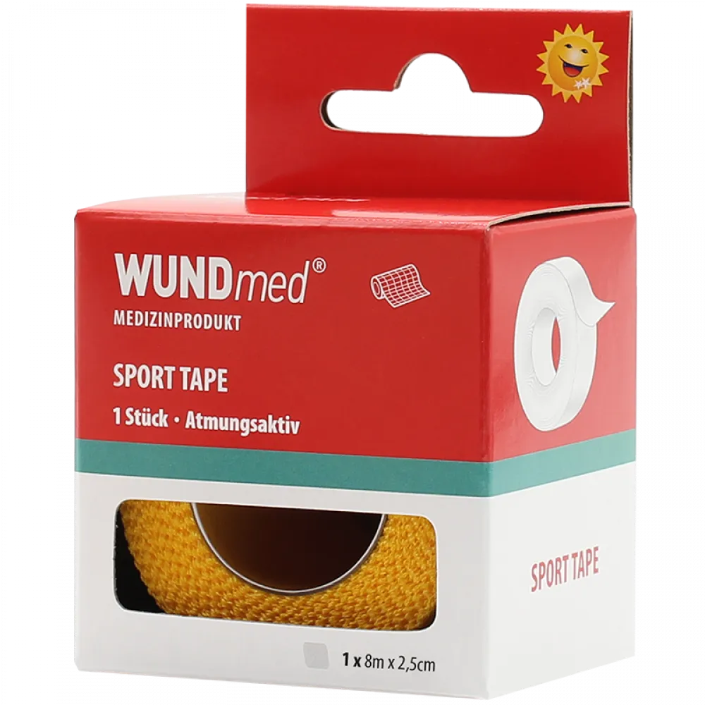 Sportfixierband, 8 mx2,5 cm, 1er,