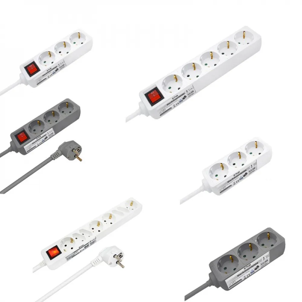 Steckdosenleiste 3er m.Schalter