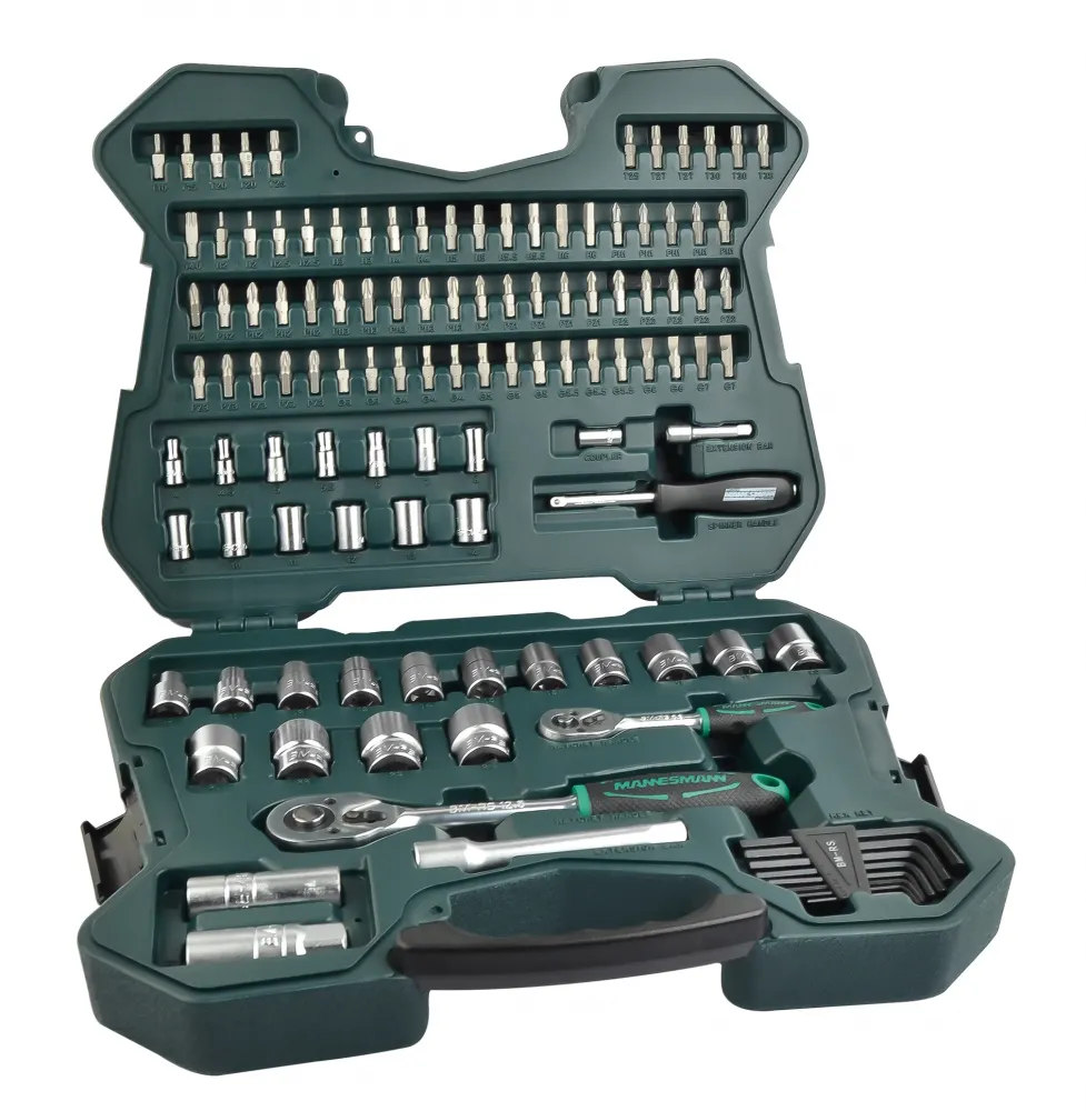 Steckschlüsselsatz 115-tlg., 1/4+1/2
