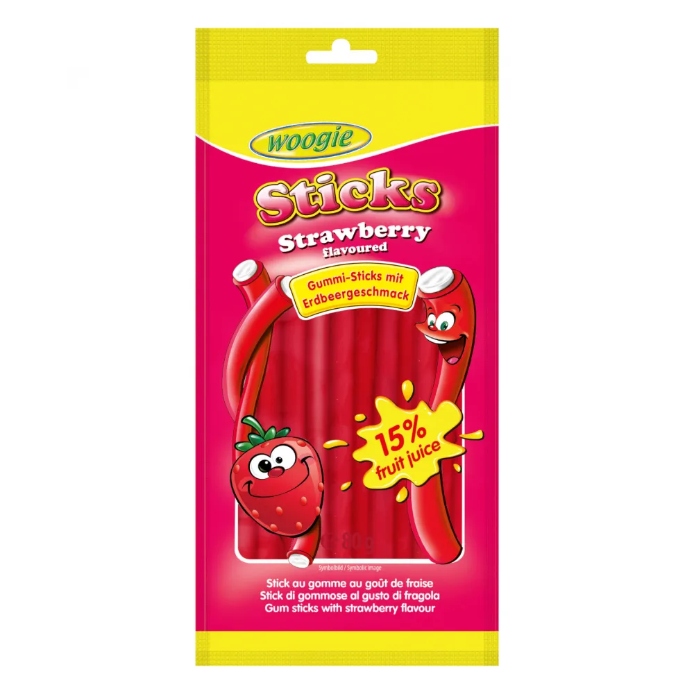 Strawberry Sticks mit Füllung 80g