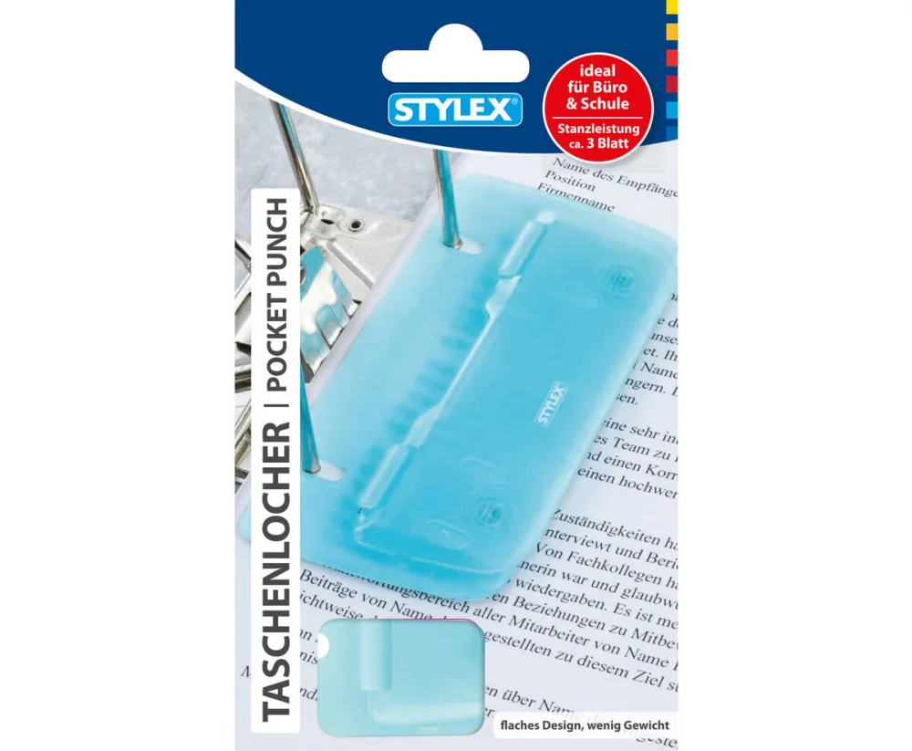Taschenlocher Kunststoff
