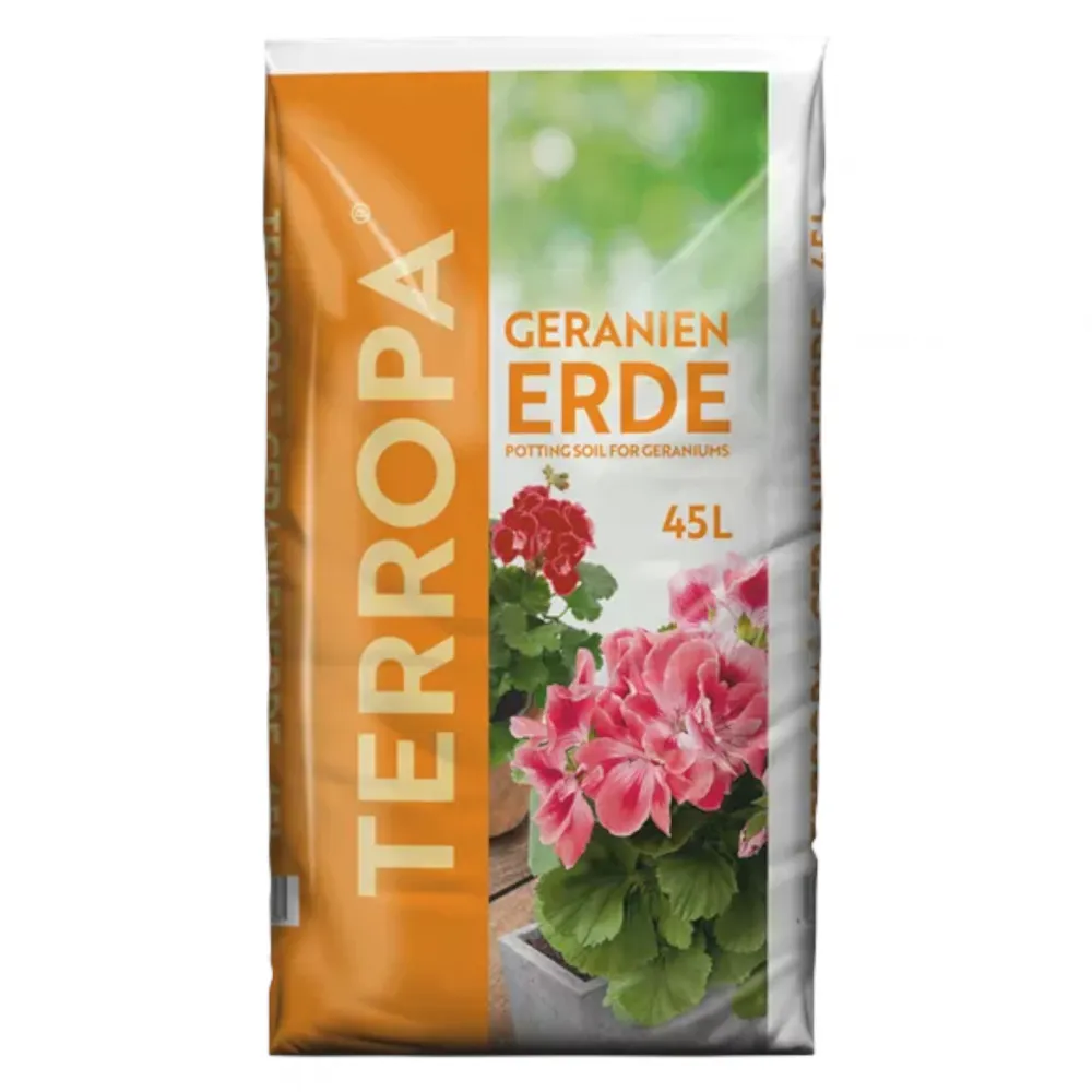 Terropa® Geranien & Balkonpflanzenerde 45l