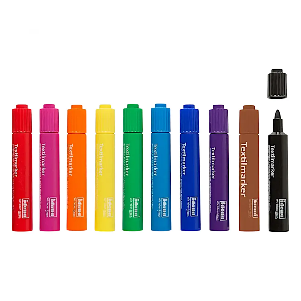 Textilmarker 10 Farben