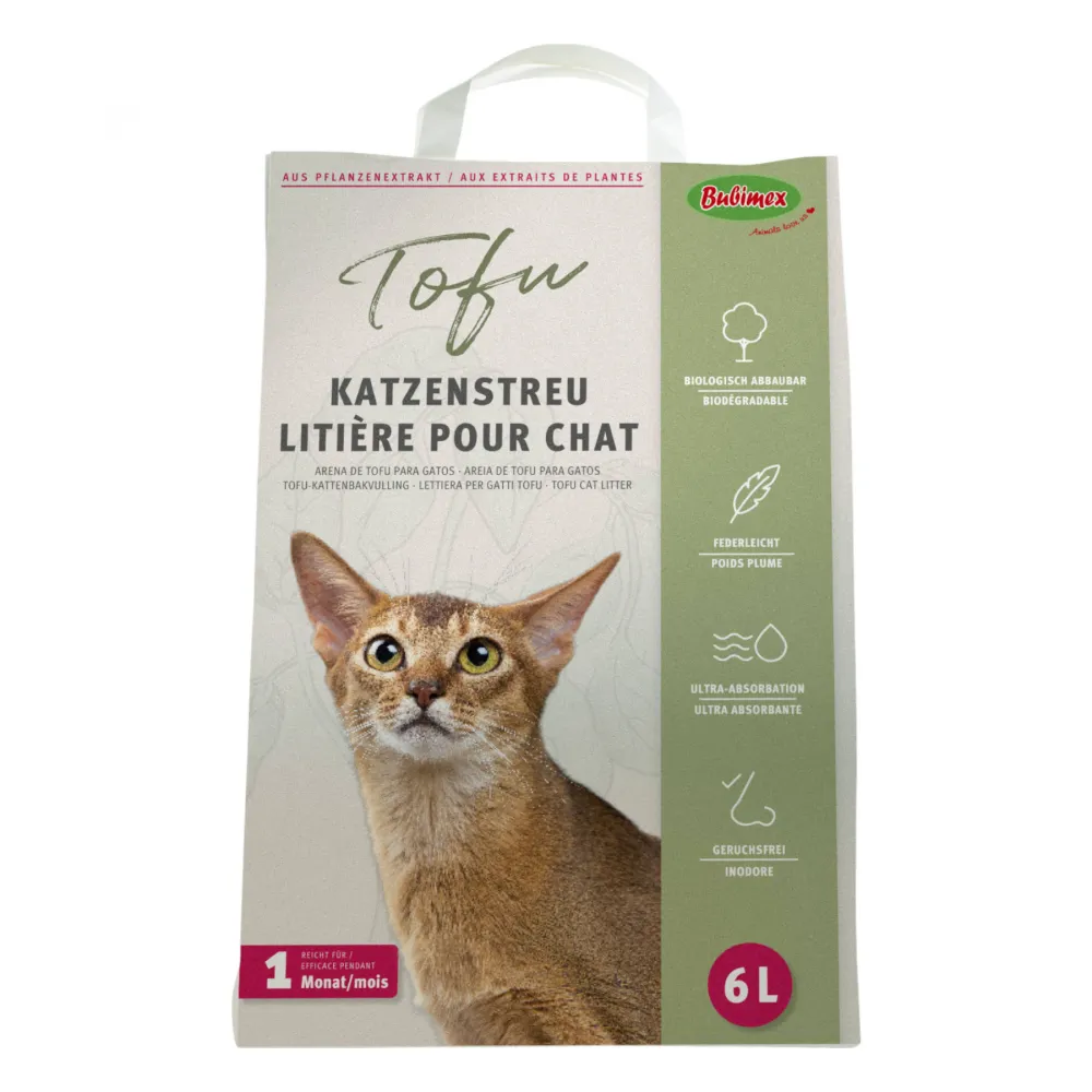 Tofu-Katzenstreu Pflanzenextrakt 6 L