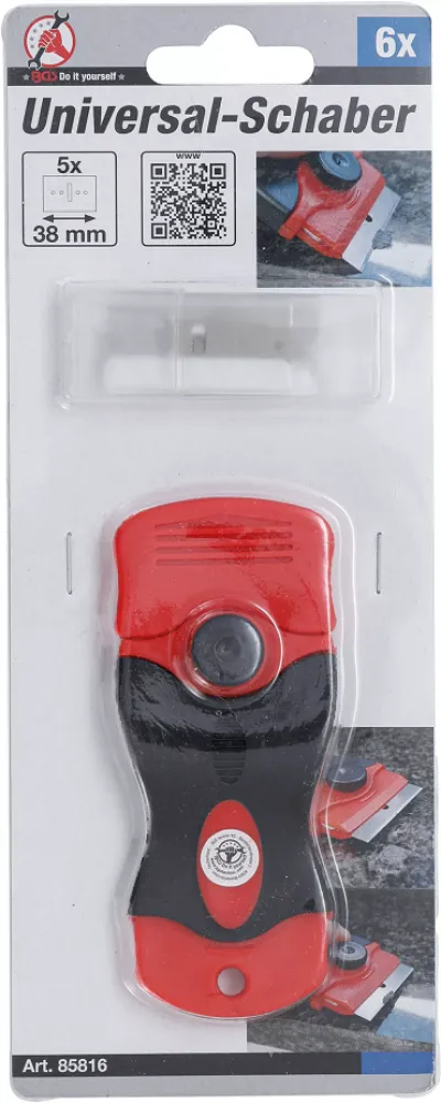 Universal-Schaber | 38 mm | mit 5 Klingen