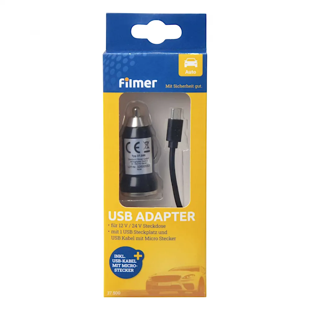 USB Adpater für 12 V, 2100 mA,