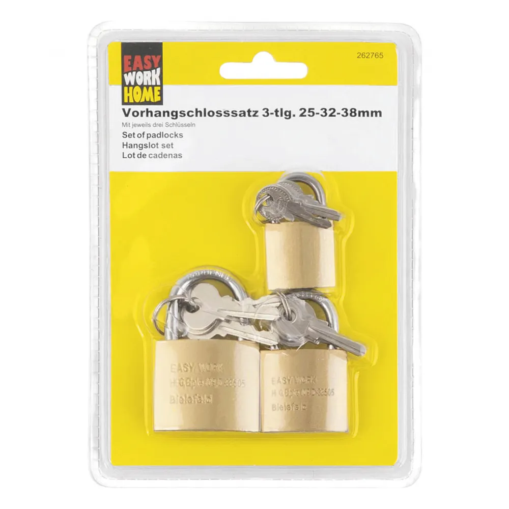 Vorhangschlosssatz 3-tlg.