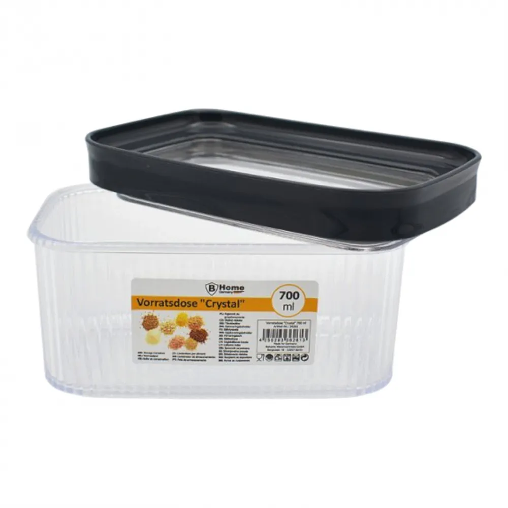 Vorratsdose mit Deckel - 700 ml - CRYSTAL -