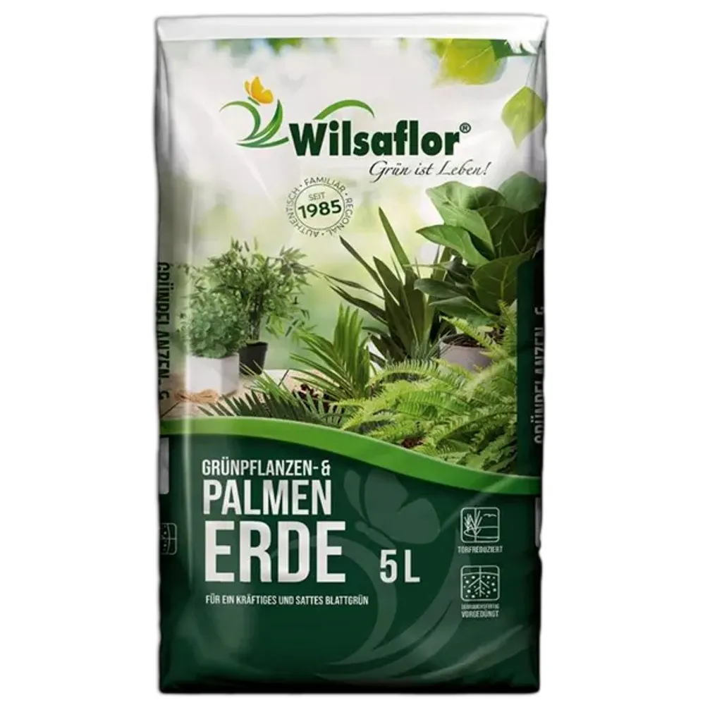 Wilsaflor® Grünpflanzen- und Palmenerde 5L