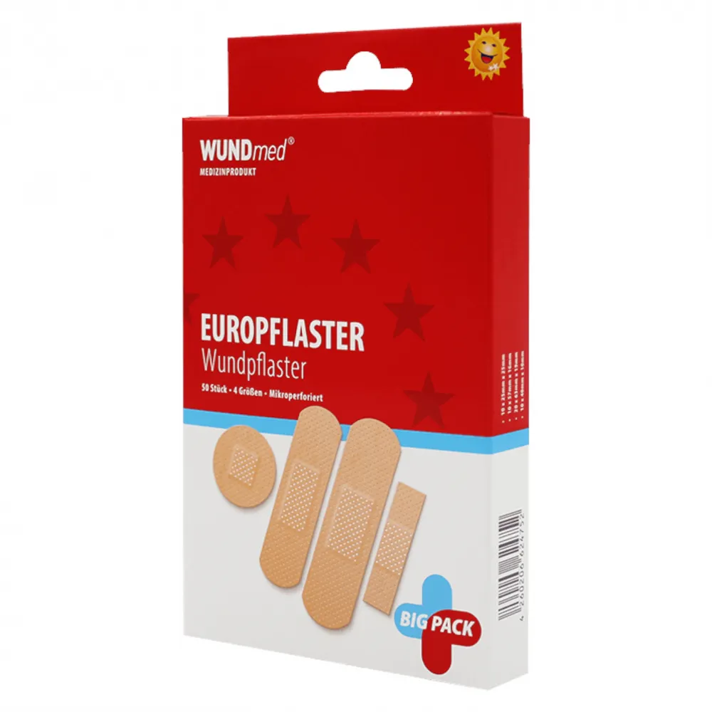 Wundpflaster Strips 50er, 4 Größen