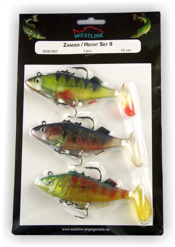 Zander Hecht Set II 10 cm 3St.