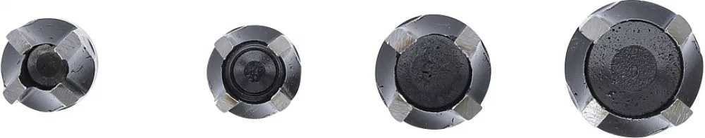 Zapfenbohrer-Satz 4-tlg