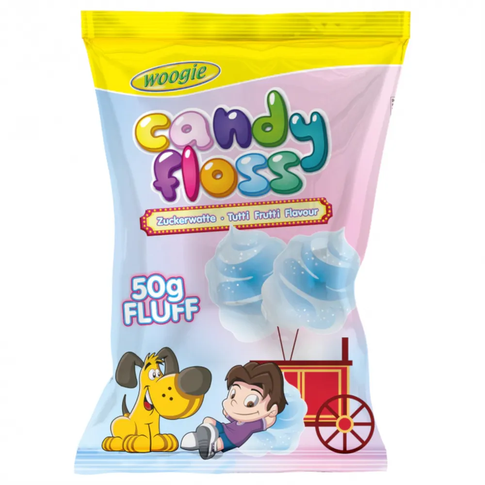 Zuckerwatte Tutti Frutti Geschmack 50g
