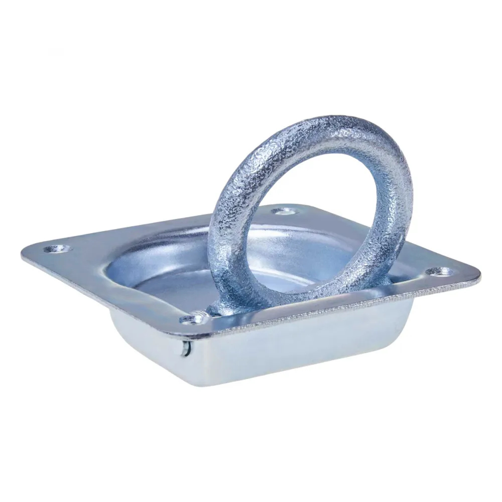 Zurrmulde mit Ring und Feder