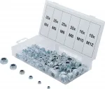 6-kant-Muttern-Sortiment, selbstsichernd, 146-tlg.