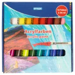 Acrylfarbe 18er Schachtel á 36 ml