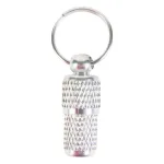 Adressanhänger für das Halsband Chrom