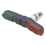 Allwetter V-Bremsschuhe für Alu-Felge mit 6 mm Gewindebefestigung 3 Komponenten SHIMANO kompatibel 2 Stück