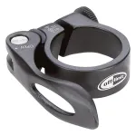 Alu-Sattelklemmring mit Schnellspanner: 318 mm schwarz