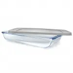 Auflaufform Glas mit Deckel - 3000ml