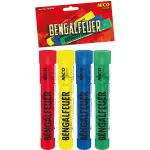 Bengalfeuer 4er verschiedene Farben