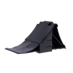 Bremskeil / Unterlegkeil mit Halter für Anhänger