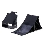 Bremskeil / Unterlegkeil mit Halter für Anhänger