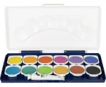 Deckfarbkasten 12 Farben