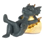 Dekofigur Drache aud LED Stein