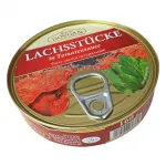 DOVGAN Lachsstücke in Tomatensauce 160g