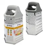 Edelstahl Küchenreibe 6-seitig XL