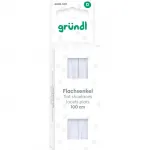 Flachsenkel weiß 100cm