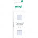 Flachsenkel weiß 75cm