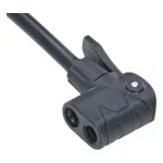 Fußpumpe für alle Ventilarten mit Manometer 7 bar Aluminium