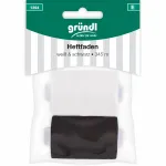 Heftfaden 2St weiß+schwarz